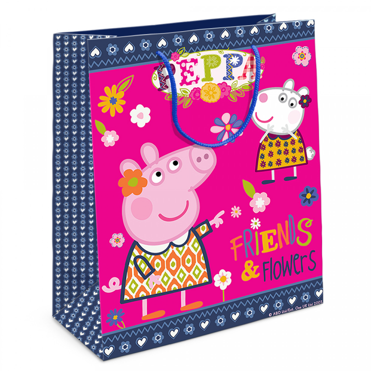 Пакет подарочный Пеппа и Сьюзи