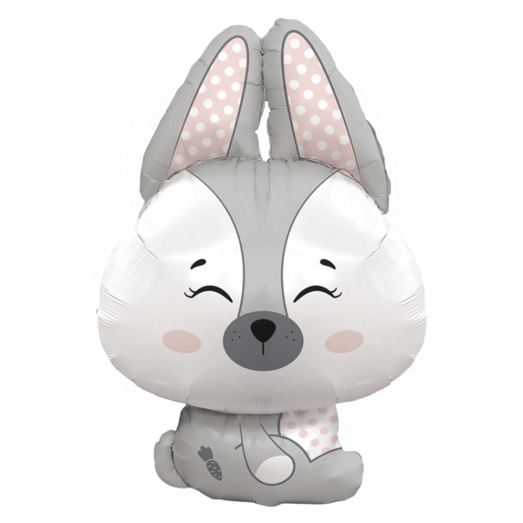 Шар Фигура Зайчик, Волшебный лес (в упаковке)