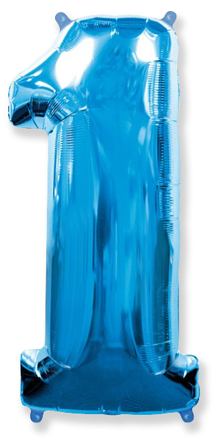 Шар Цифра "1" Синий / One Шар Цифра "1" Синий / One